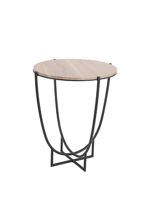 Duna Range 22 Inch Round Accent Table with