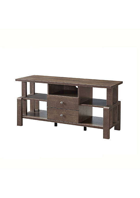 Duna Range TV Stand with 4 Wooden Shelves