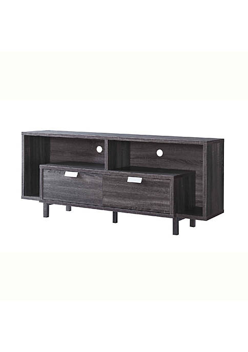 Duna Range TV Stand with 2 Wooden Shelves