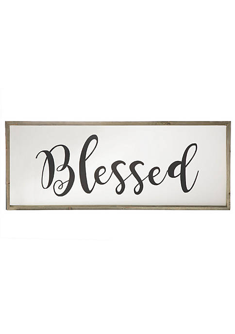 Duna Range Wall Decor with Blessed Initials and