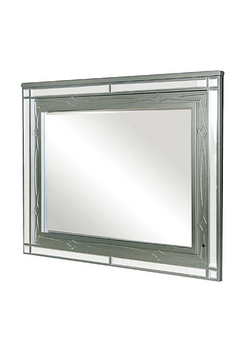 Duna Range Mirror with LED and Mirrored Trim