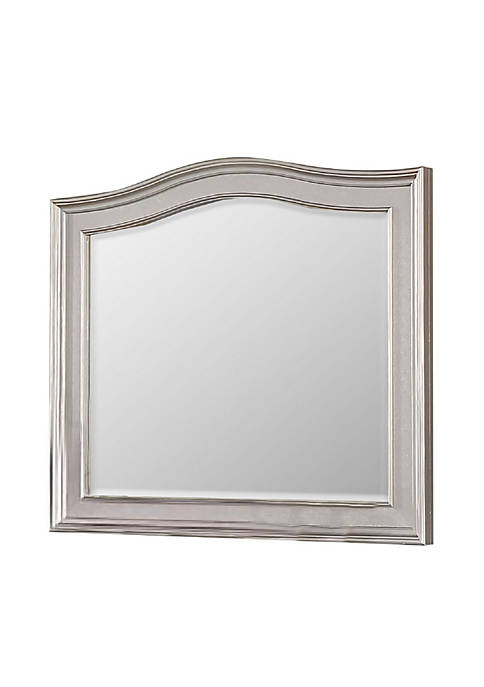 Duna Range Curved Top Wooden Frame Mirror with