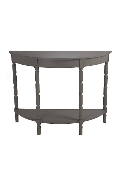 Duna Range Half Moon Wooden Console Table with