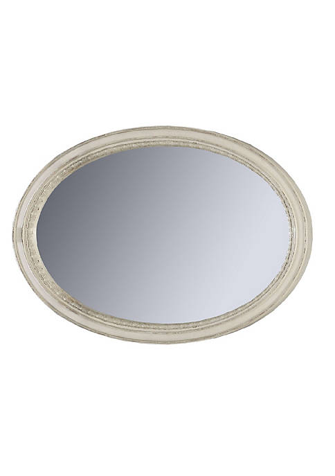 Duna Range Oval Shaped Wooden Mirror with Molded