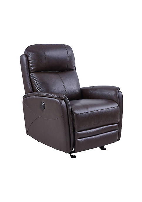 Duna Range 19 Inch Contemporary Recliner Leather Chair