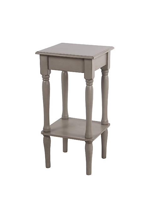 Duna Range Square Wooden Accent Table with Open