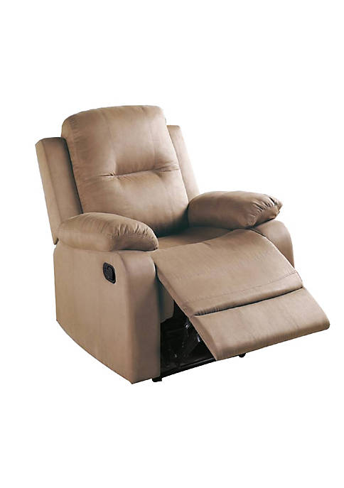 Duna Range Fabric Upholstered Recliner with Tufted Back,