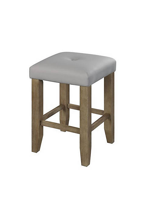 Duna Range Counter Height Stool with Faux Leather