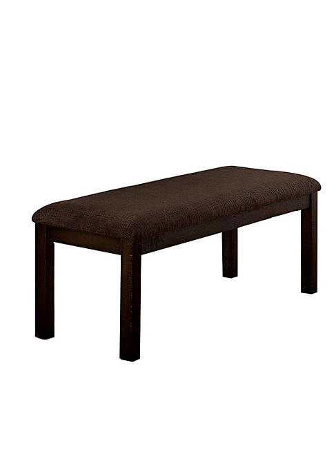 Duna Range 18 Inch Padded Bench with Wooden