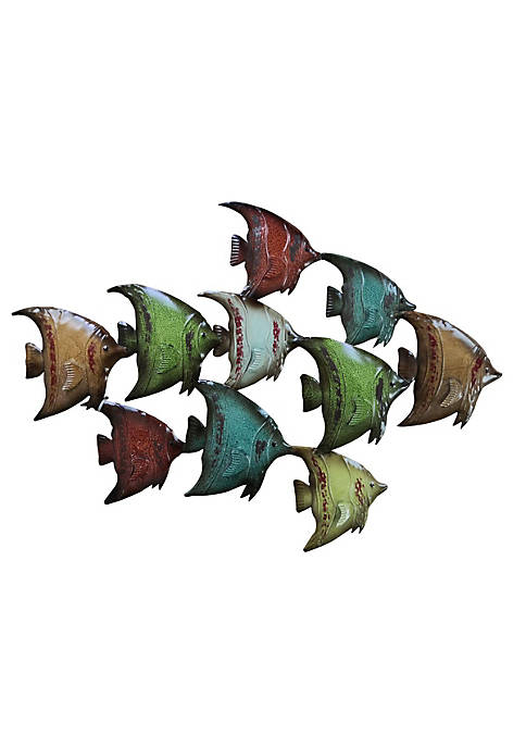 Duna Range Three Dimensional Hanging Metal Fish Wall