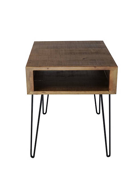 Duna Range End Table with 1 Compartment and