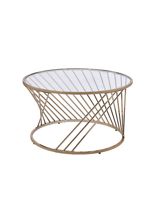Duna Range Contemporary Coffee Table with Twisted Metal