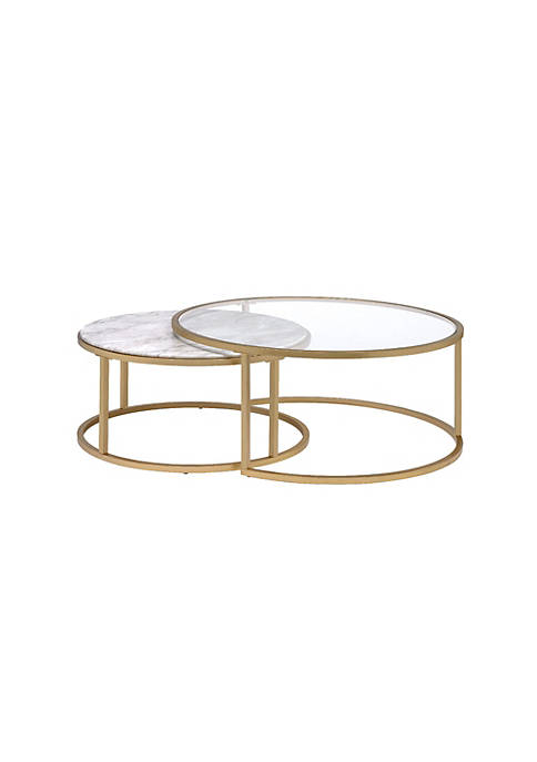 Duna Range Metal Framed Nesting Coffee Tables with