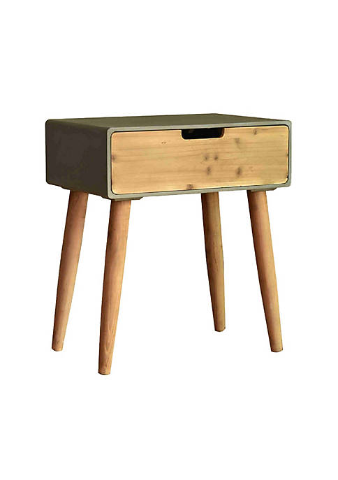 Duna Range Wooden Side Table with Tapered Legs