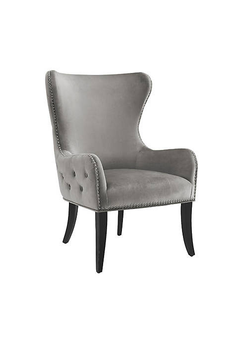 Duna Range Contemporary Style Wooden Chair with Nailhead
