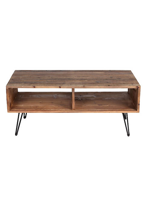 Duna Range 42 Inch Foldable Wooden Coffee Table