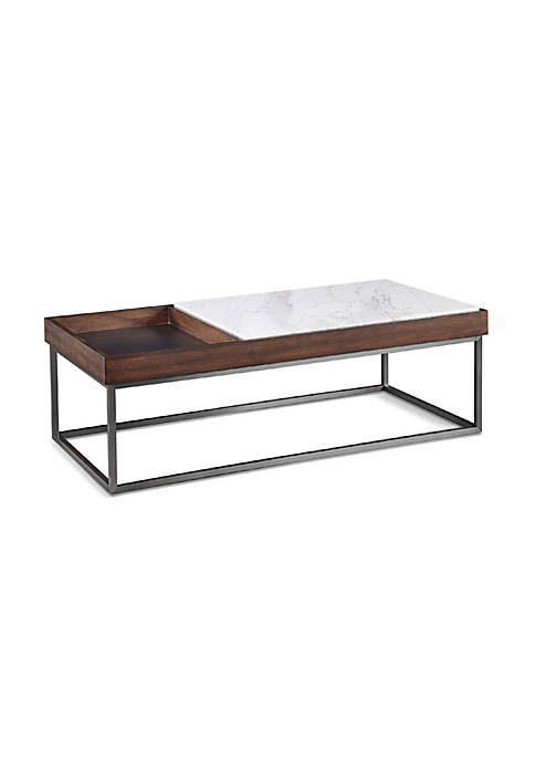 Duna Range 48 Inches Marble Top Coffee Table