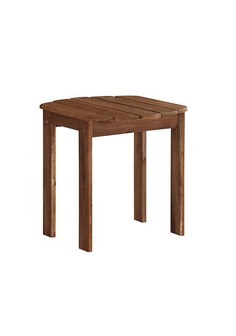 Duna Range Outdoor Wooden End Table with Slatted
