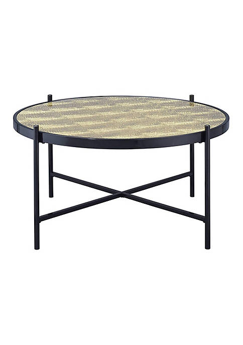 Duna Range Metal Framed Round Coffee Table with