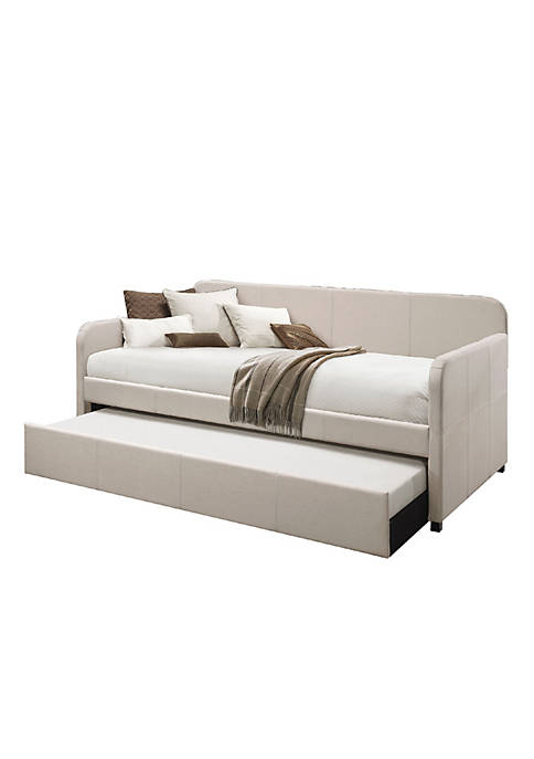 Duna Range Fabric Upholstered Wooden Day Bed with
