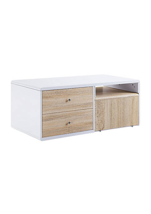 Duna Range 2 Drawer Contemporary Coffee Table with