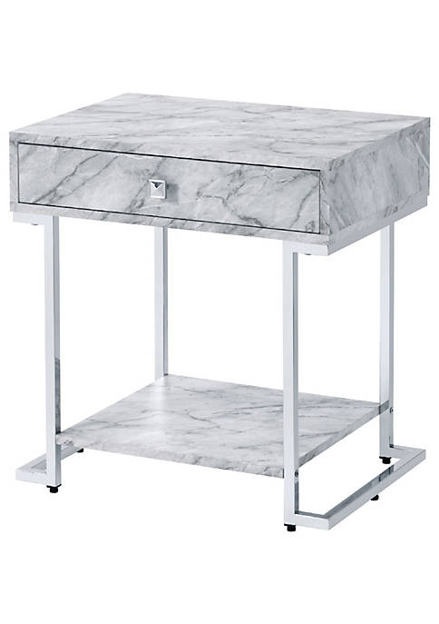 Duna Range Accent Table with 1 Drawer and