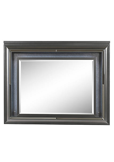 Duna Range Wall Mirror with Mirror Accent and