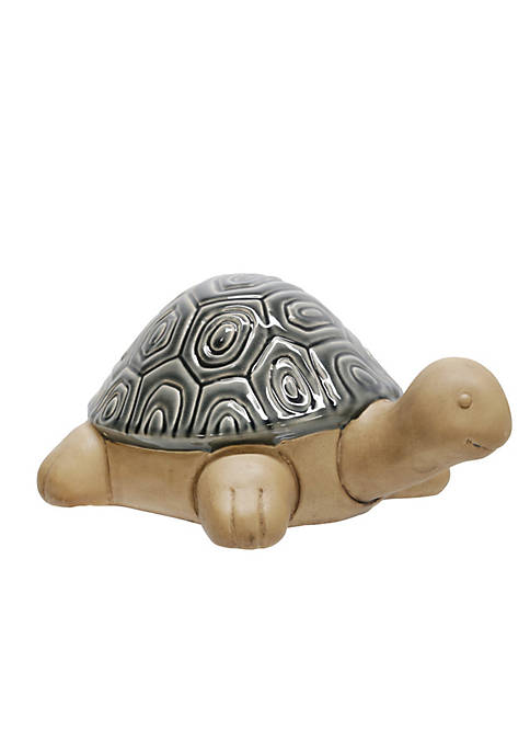 Duna Range 13 Inches Ceramic Frame Tortoise Figurine,