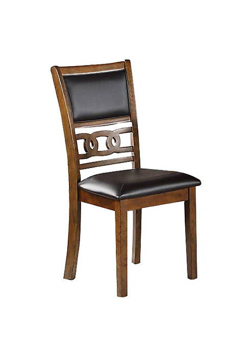 Duna Range Leatherette Wooden Dining Chair with Panel