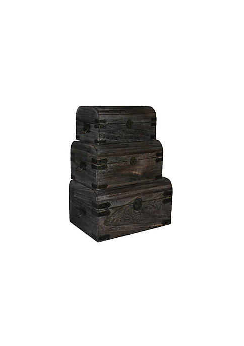 Duna Range Wooden Lift Top Storage Box with