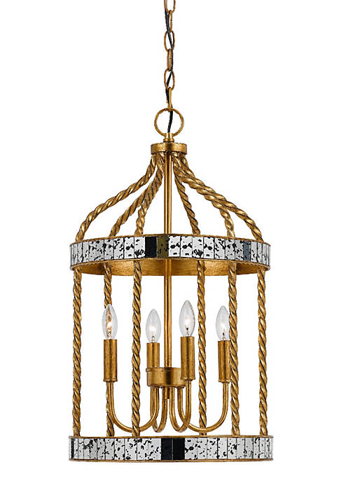 Duna Range Metal Bird Cage Design Pendant with
