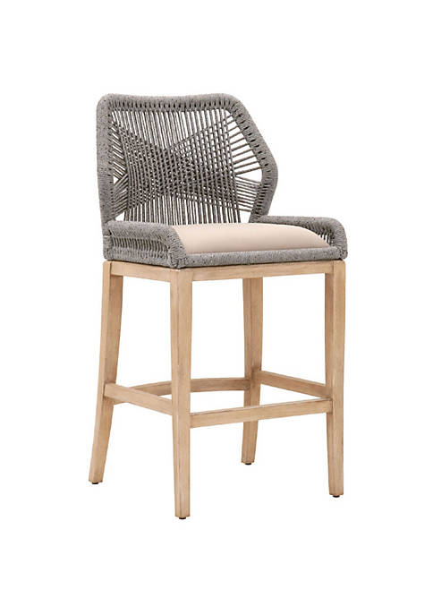 Duna Range Counter Stool with Wooden Legs and