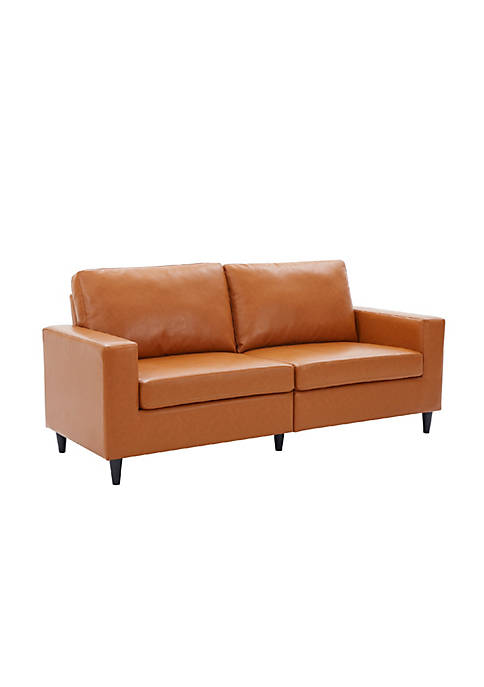 Duna Range Sofa with Leatherette Upholstery and Track