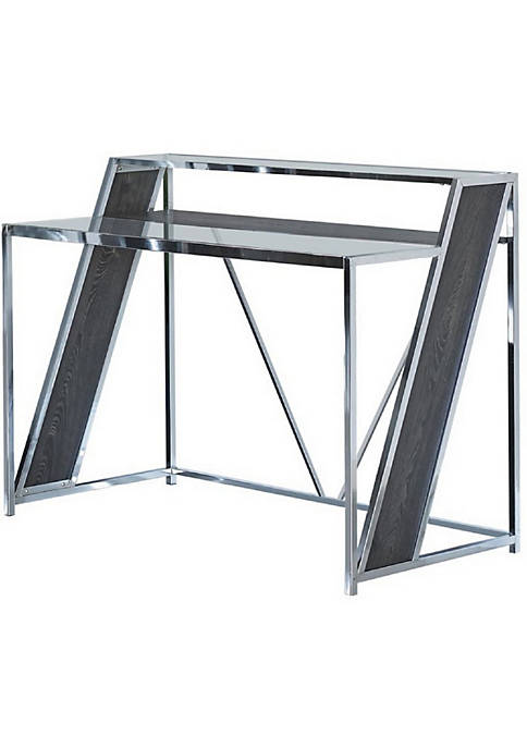 Duna Range Glass Top Metal Frame Writing Desk