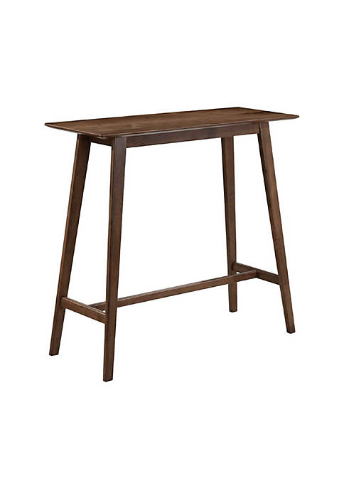 Duna Range Rectangular Wooden Bar Table with Angled