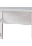 47 Inches Desk with X Side Panels and Power Outlet, White