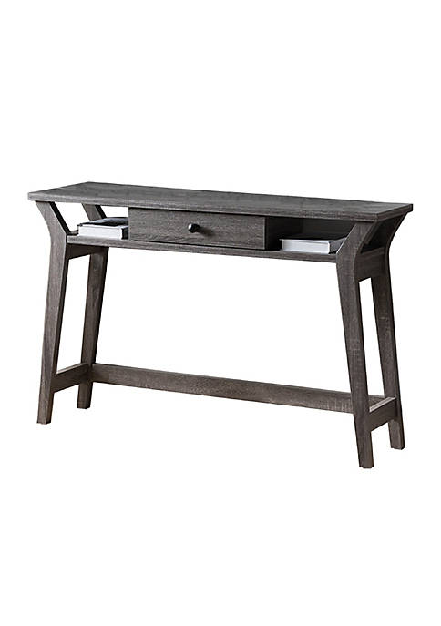 Duna Range Wooden Desk With Drawer And Shelves,