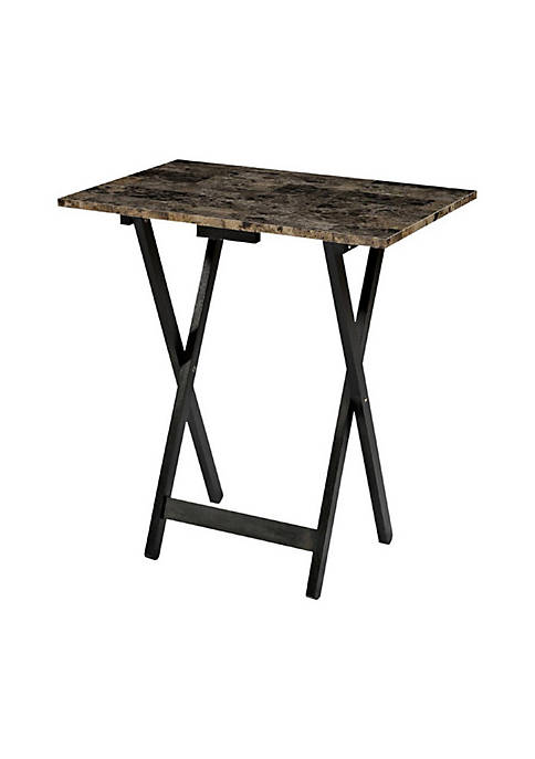 Duna Range 5 Piece Wooden Foldable Tray Table