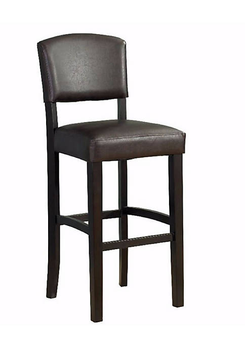 Duna Range Wooden Counter Stool with Padded Upholstered