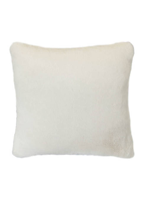 Duna Range Faux Fur Pillow with Removable Cover