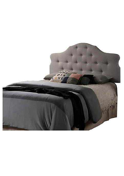 Duna Range Button Tufted Queen Headboard with Arched