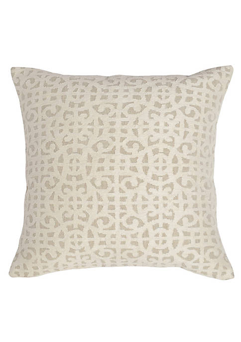 Duna Range Square Fabric Throw Pillow with Abstract