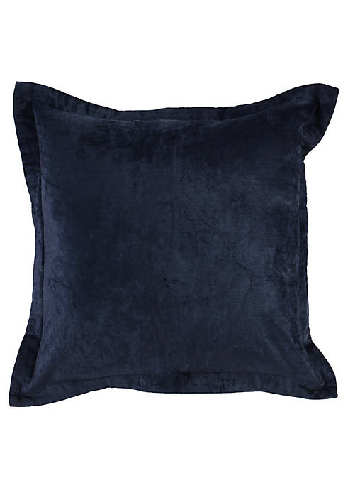 Duna Range Square Fabric Throw Pillow with Solid