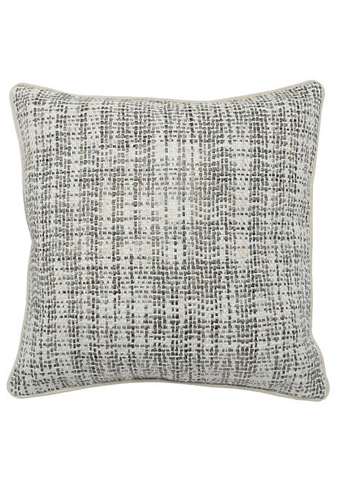 Duna Range Square Fabric Throw Pillow with Hand