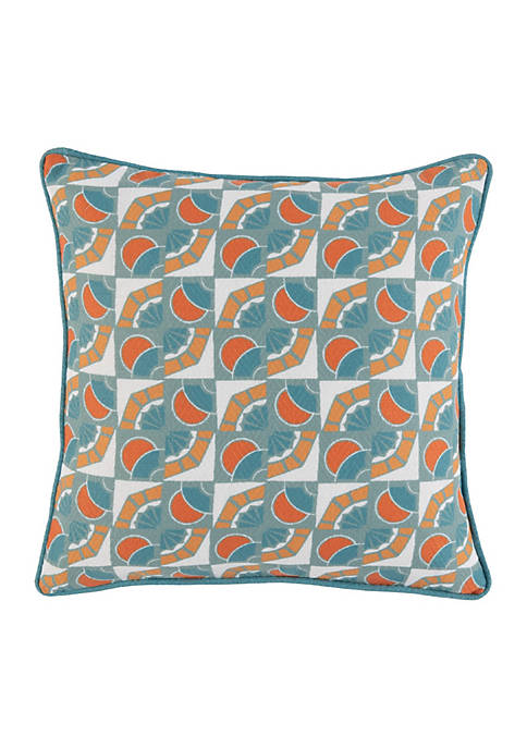 Duna Range Outdoor Throw Pillow with Weatherproof Fabric,