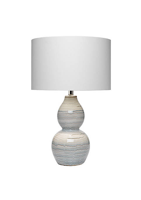 Duna Range Ceramic Table Lamp with Neutral Waves