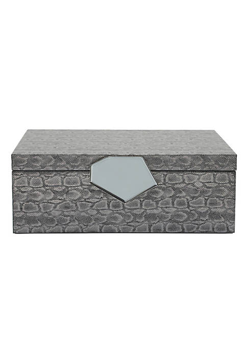 Duna Range 14 Inch Box with Leatherette Upholstery