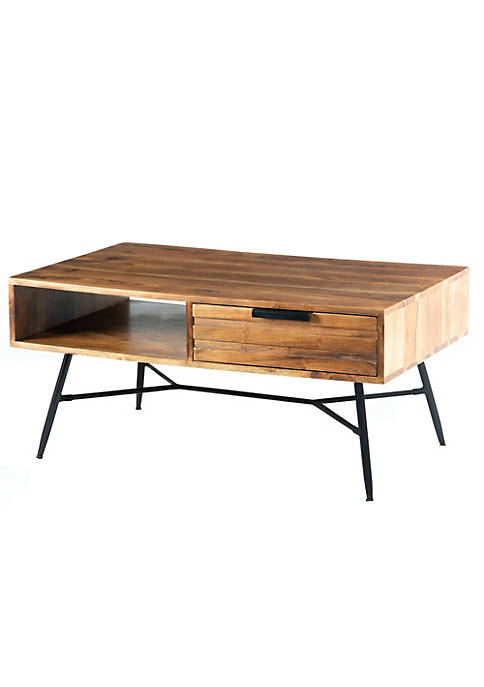 Duna Range Wood and Metal Coffee Table with