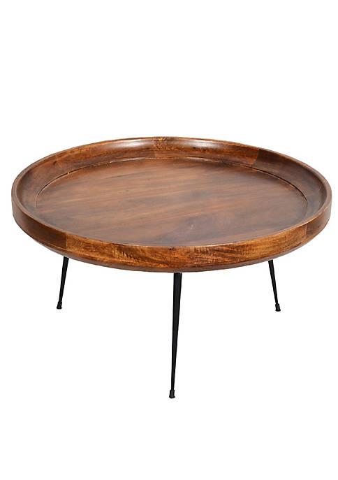 Duna Range Round Mango Wood Coffee Table With