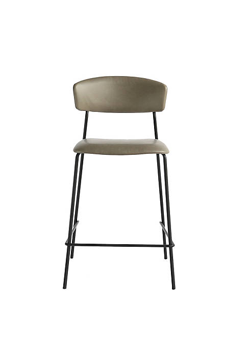 Gingko Lucy 25&quot; counter stool, lite grey, set